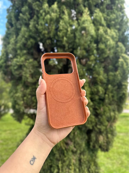 Funda iPhone Cuero Premium Marrón - CLASE BUSINESS