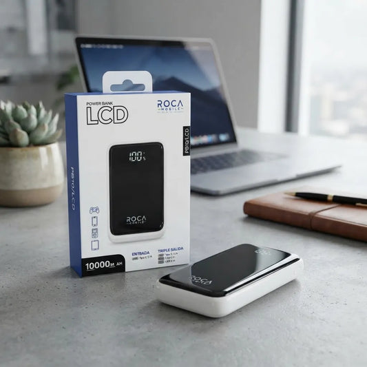 Powerbank Portátil Pb10/LCD 10.000 Mah