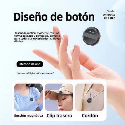 Micrófono Lavalier Inalámbrico Cancelación de Ruido