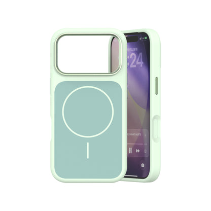 Funda Magnética Silicona iPhone - Verde Menta