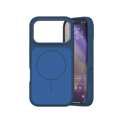 Funda Magnética Silicona iPhone - Azul