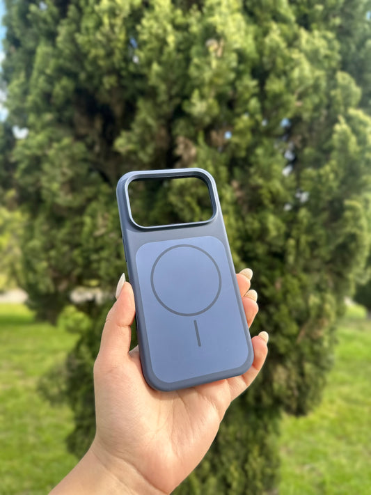 Funda Magnética Silicona iPhone - Azul