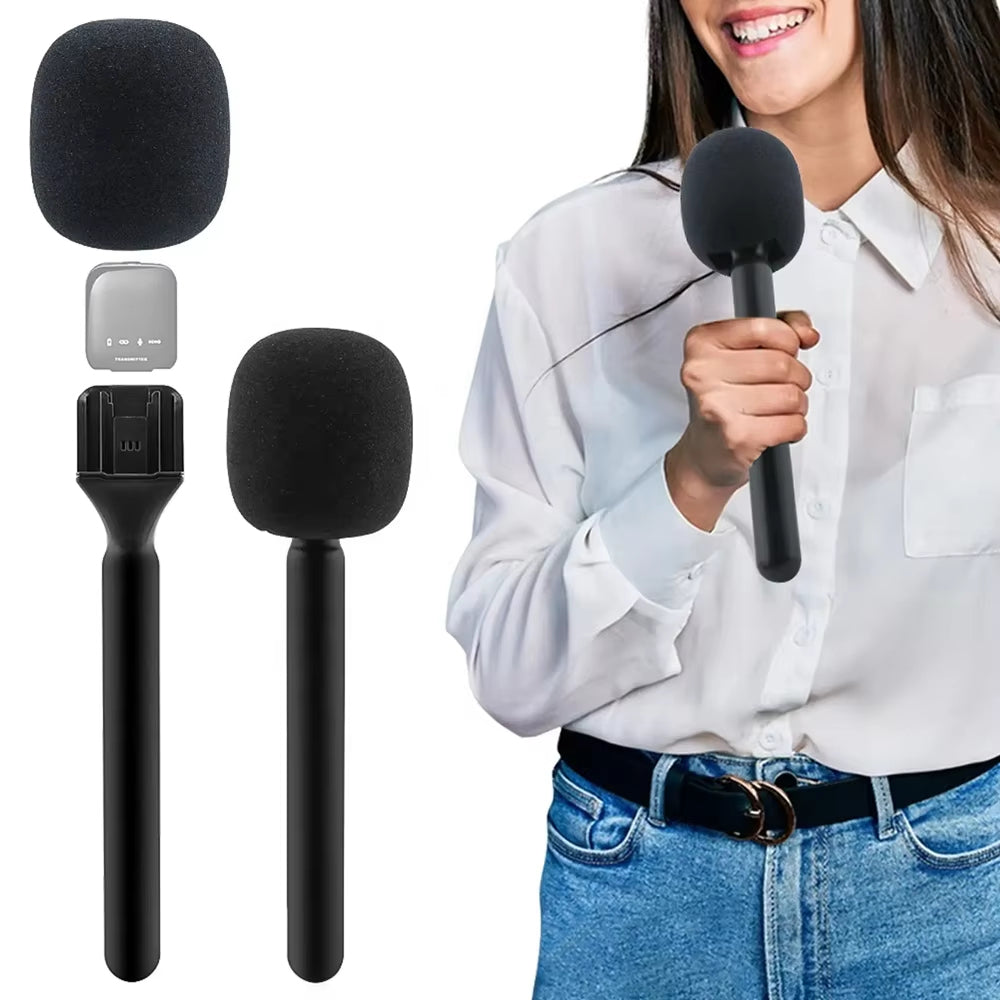 Soporte Mango Para Micrófono Inalambrico Mano Entrevista