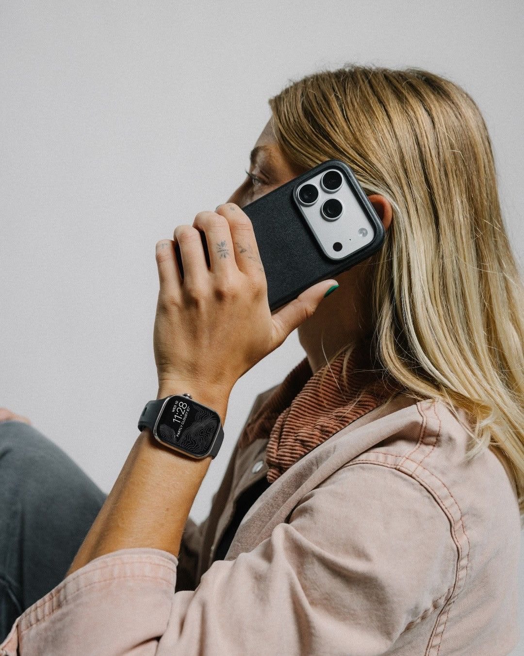Funda iPhone Cuero Premium Negro - CLASE BUSINESS