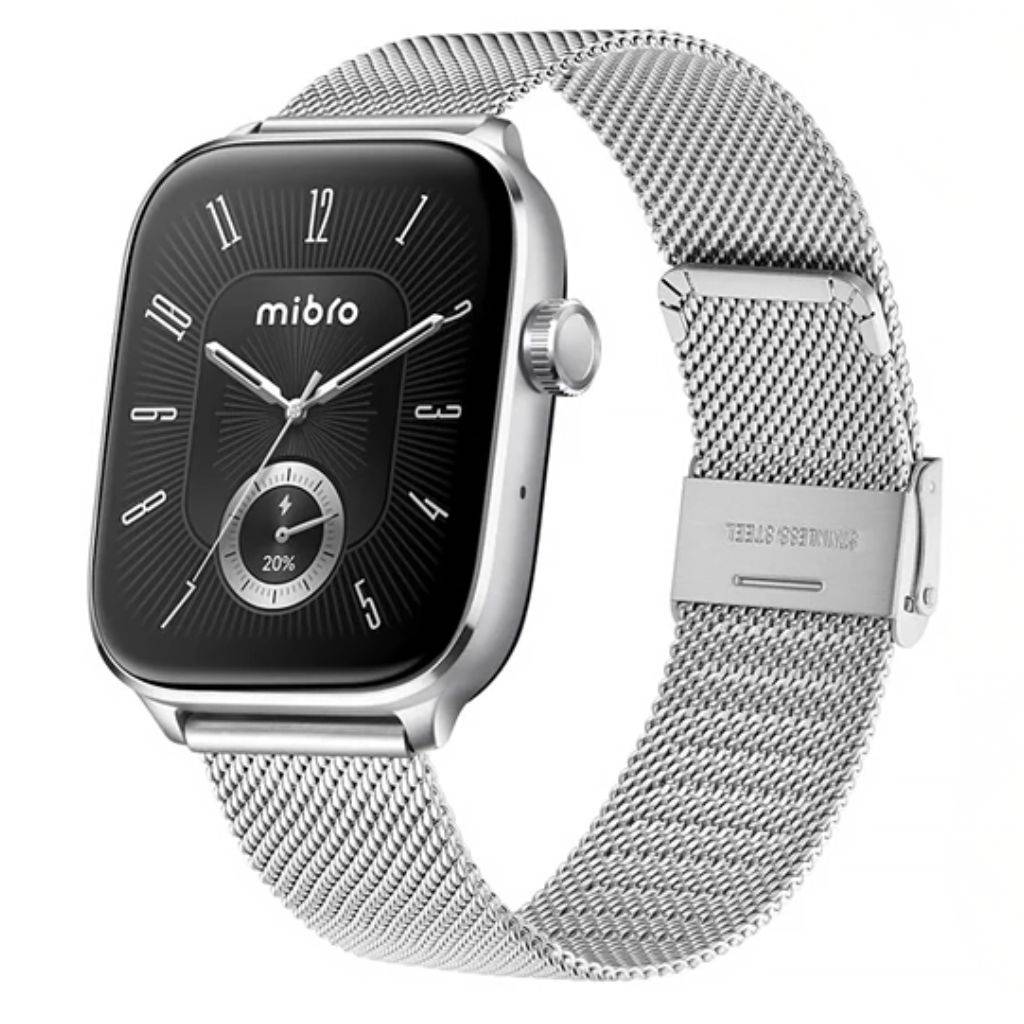 Smartwatch Mibro Fit XPAW027 Plateado con 2 mallas
