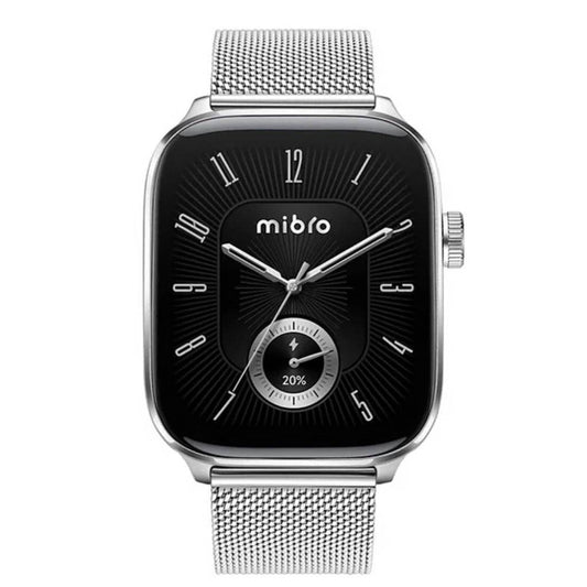 Smartwatch Mibro Fit XPAW027 Plateado con 2 mallas