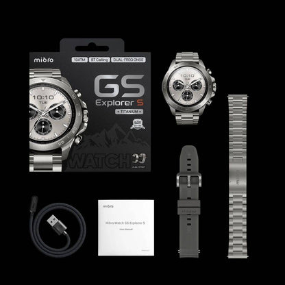 Smartwatch Mibro GS Explorer S Titanium gris de 1,32”