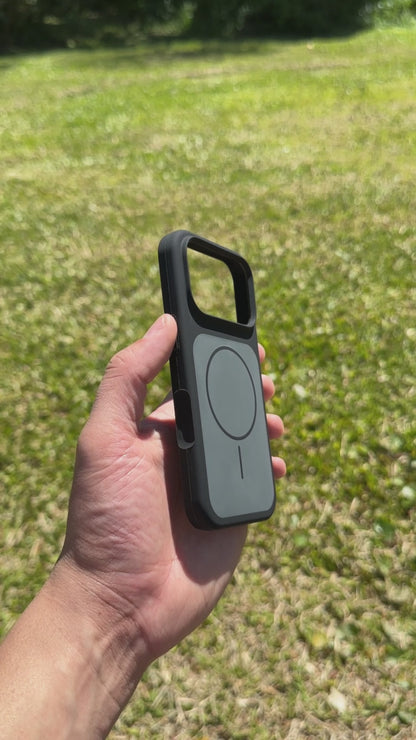 Funda Magnética Silicona iPhone - Negro