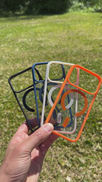 Funda Transparente Color Naranja - iPhone Edición 2027