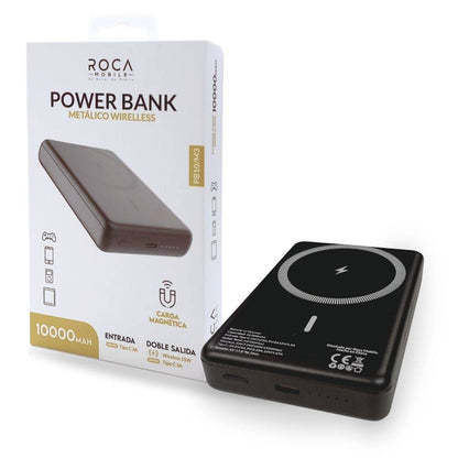 Power Bank ROCA 10.000mAh Carga Magnética