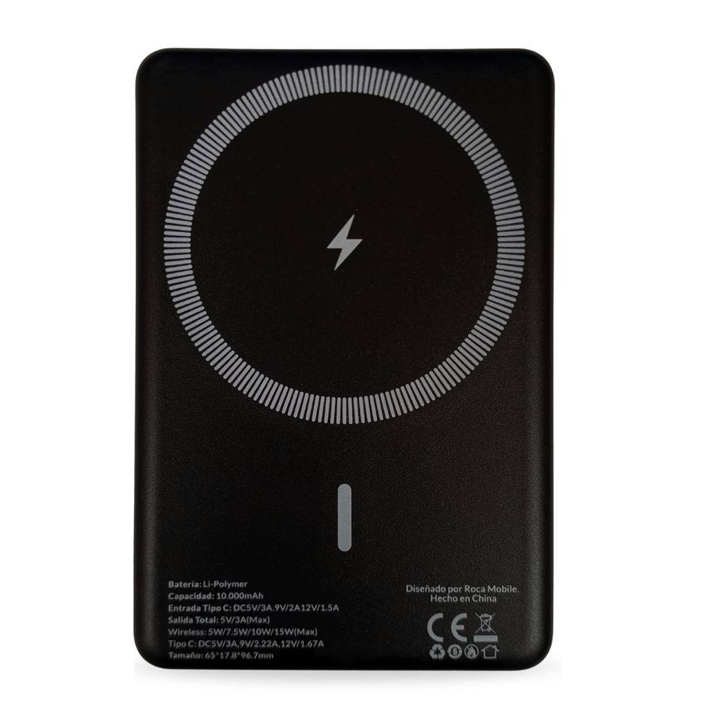 Power Bank ROCA 10.000mAh Carga Magnética