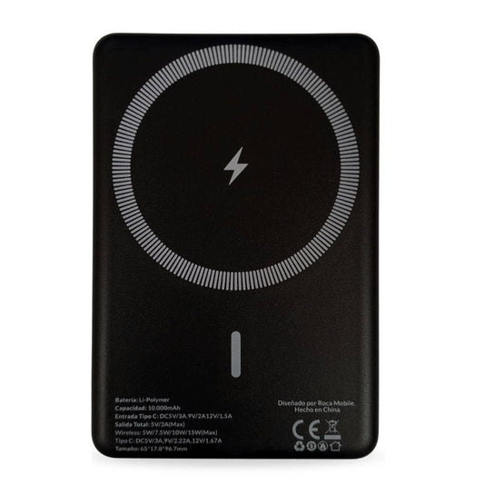Power Bank ROCA 10.000mAh Carga Magnética