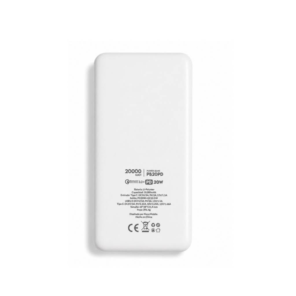 Power Bank ROCA 20.000mAh 20W