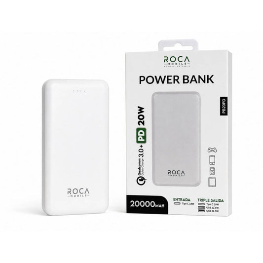 Power Bank ROCA 20.000mAh 20W